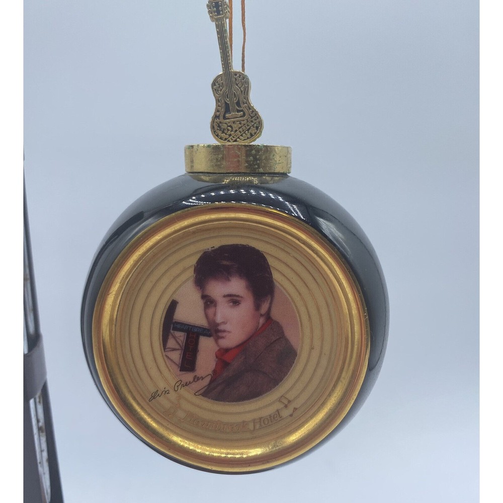 Elvis Presley‎ “Heartbreak Hotel” Ornament-1999, Heirloom Porcelain,Bradford Ed.